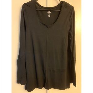 GAP Luxe Long Sleeve T Shirt Black M